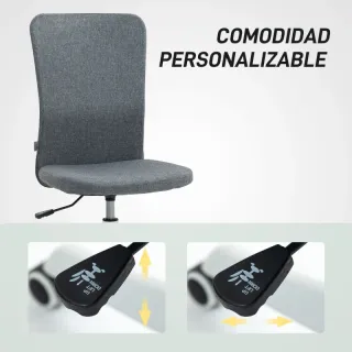 Silla escritorio gris