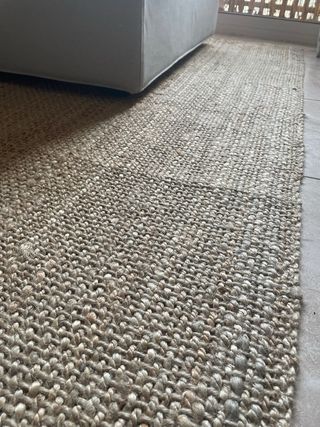 Alfombra Yute Strög Beige/Marrón