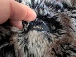 Cappotto D ERI J pelliccia uomo taglia 48