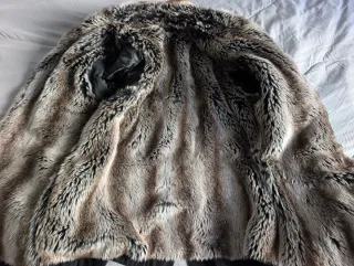 Cappotto D ERI J pelliccia uomo taglia 48