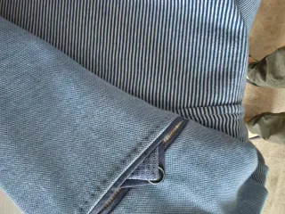 Americana Massimo Dutti Algodón Azul