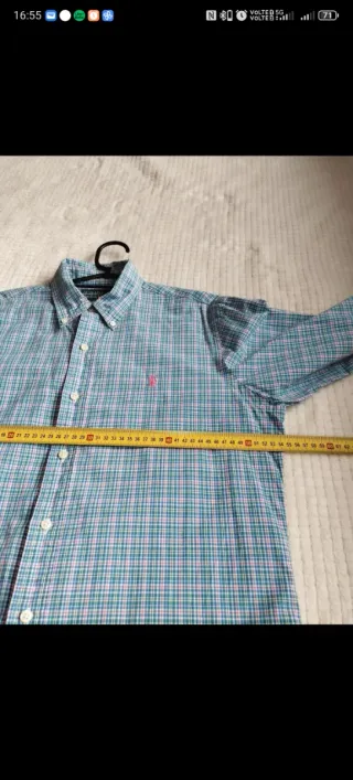 Camisa Polo Ralph Lauren cuadros verde