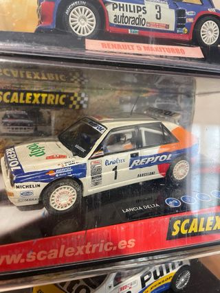3 Coches Slot Scalextric, Ninco, Team Slot