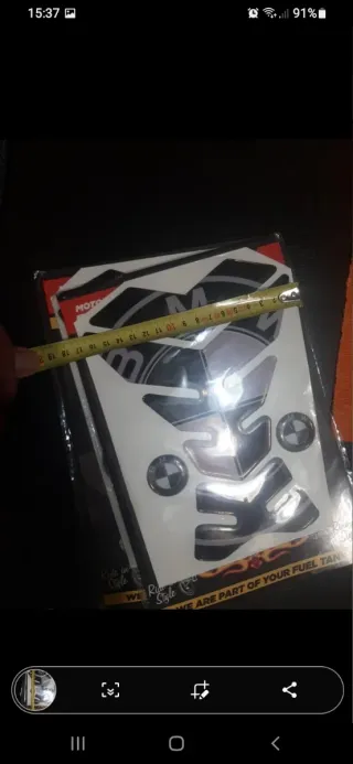 Protector depósito BMW Moto almohadilla adhesivo