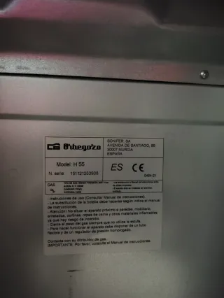 Estufa Orbegozo H55 Catalítica