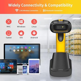 NETUM escáner RD1202W 2D BT 2.4GHz industrial