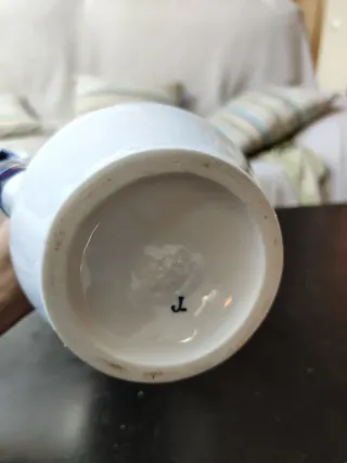 Cafetera Sargadelos Cadrelo Azul y Blanca