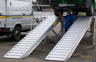 Rampas de aluminio profesional carga de vehiculos
