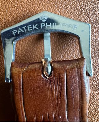 Correa de piel para reloj marrón