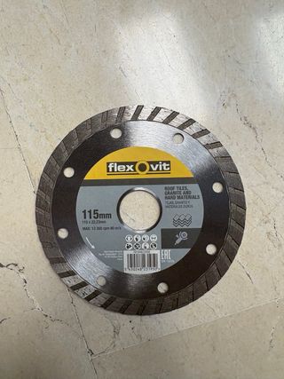 Discos Corte Flexovit 115mm Teja Granito 5 UNID