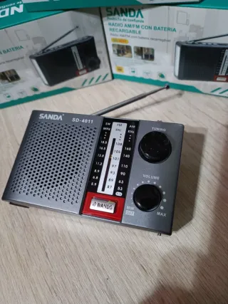 RADIO Y BLUETOOTH REPRODUCTOR MÚSICA TF/USB estr