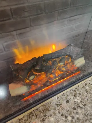 Chimenea Eléctrica BALDERIA Caliday Realista