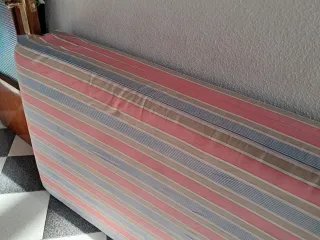 Cama Plegable Metálica con Colchón de 90cmx190cm