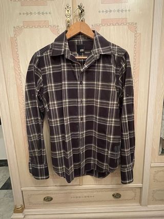 Camisa de cuadros hombre