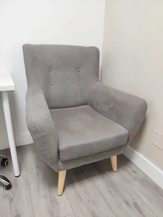 Butaca estilo nórdico