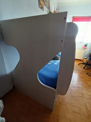 Litera con cajones madera