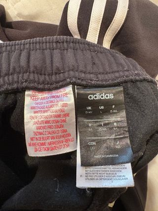 Pantalón Adidas Negro Chándal