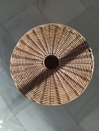 Cesta de mimbre para ropa