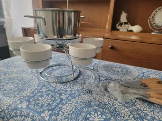 Juego de fondue giratoria