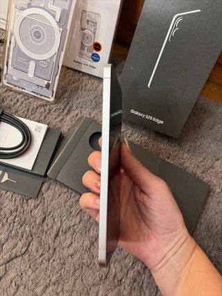 Samsung Galaxy S25 Edge 256GB Azul/Plata (Icyblue)