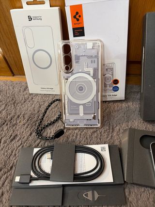 Samsung Galaxy S25 Edge 256GB Azul/Plata (Icyblue)