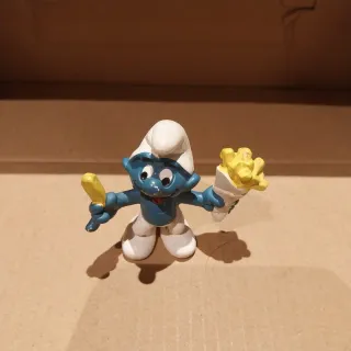 Pitufo con churros Peyo