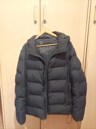 Abrigo acolchado Celio color azul oscuro