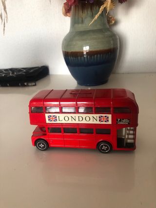 Autobús Londres Doble Piso Metal