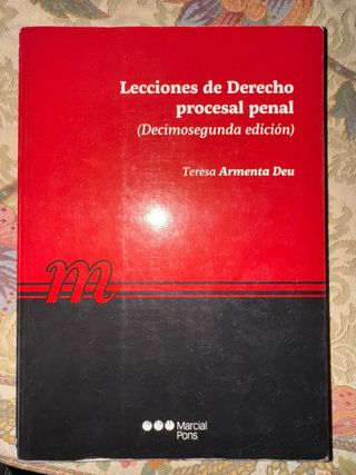 Lecciones de Derecho procesal penal