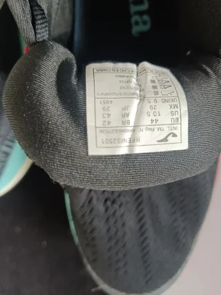 Zapatillas Joma Fenix IV Hombre Negras/Rojas/Turqu