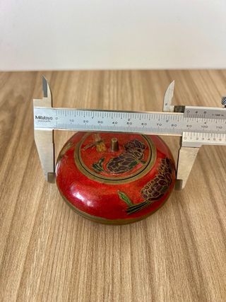 CUENCO DE LATÓN ESMALTADO