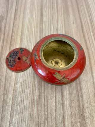 CUENCO DE LATÓN ESMALTADO