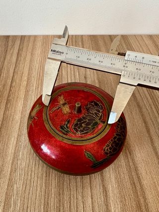 CUENCO DE LATÓN ESMALTADO