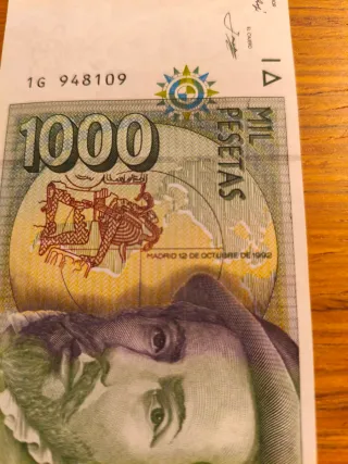 Billete 1000 Pesetas Banco de España