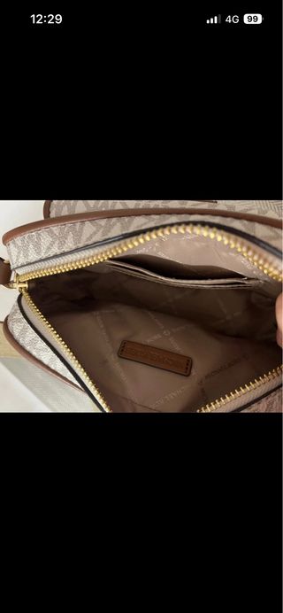 Bolso Michael Kors Beige y Marrón