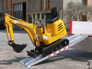 Rampas de aluminio para maquinaria pesada