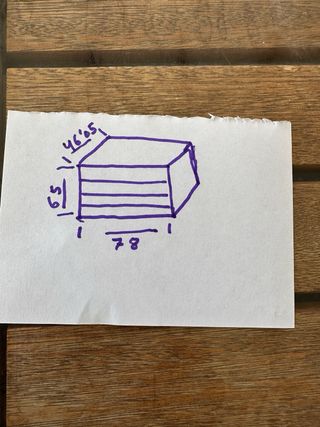 Cajonera de madera marrón