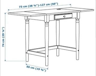 Mesa comedor/cocina abatible madera