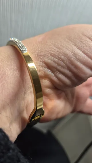 Pulsera Acero Circonitas Serpiente