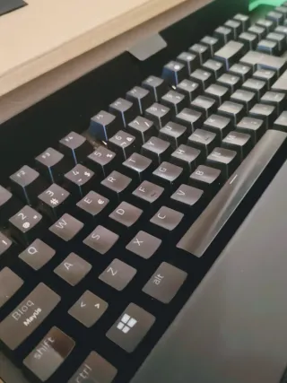 Teclado Razer Huntsman Modificado con teclas PBT