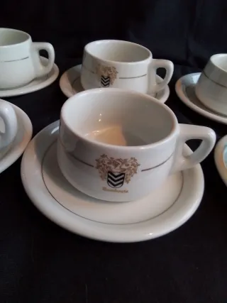 Juego de 6 tazas de desayuno alemanas