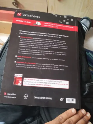 DUAL LENGUA Y LITERATURA 2 BACH(LIBRO+ACT)