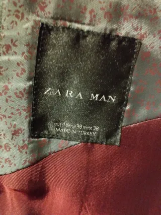 Traje de hombre gris