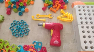 Maletín Juego Construcción Bloques y Herramientas