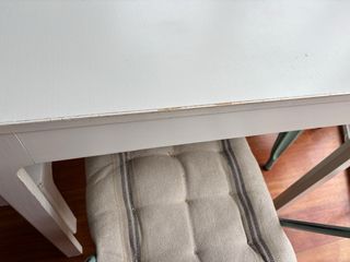 Mesa de cocina extensible y banco