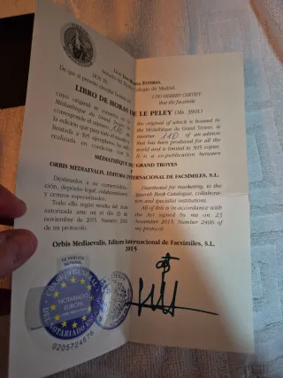 Libro de horas de Guyot le Peley