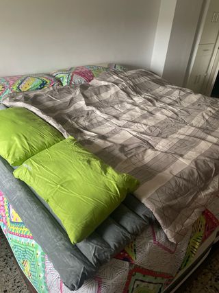 Colchón Hinchable Doble Gris