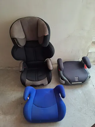 Silla coche y alzadores