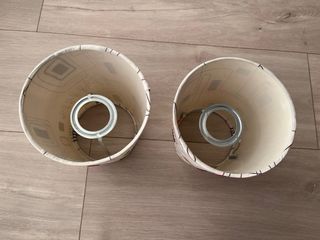 Tulipas de lámpara pequeñas en tela