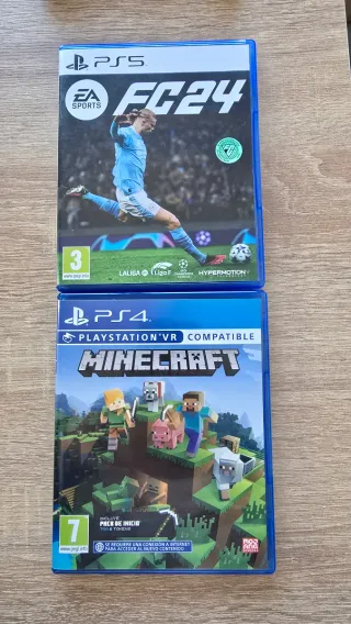 Playstation 5 + Minecraft y FC24